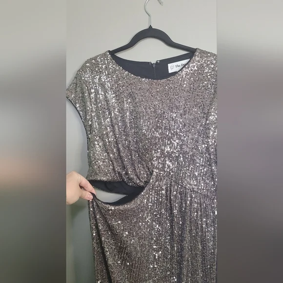 The Drop Padma Cutout Sequin Midi Dress 2X NWT Plus Size - Picture 4 of 8